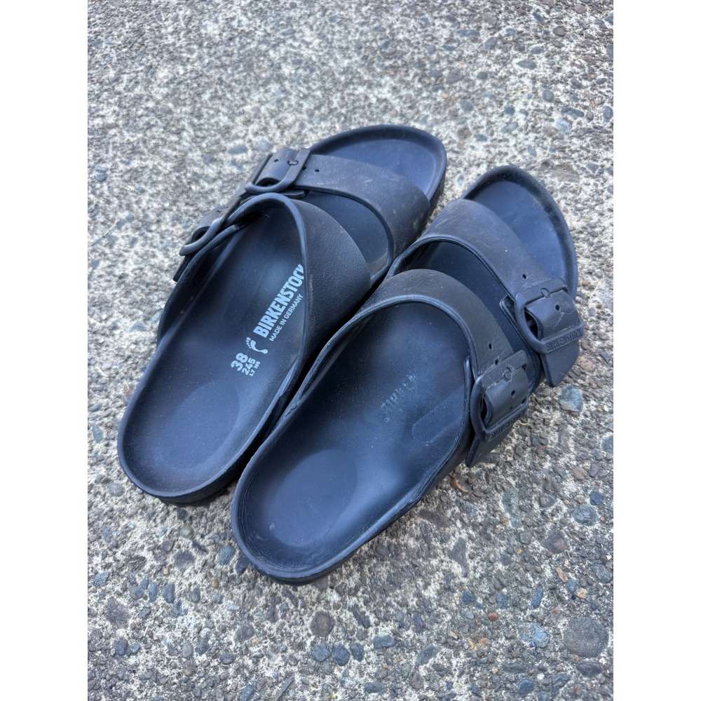 Birkenstock Arizona EVA Black Sandals Womens 38 L7 M5 Waterproof Slides